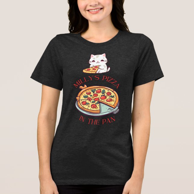 Pizza i pannan t shirt (Framsida)