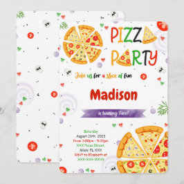 Pizza-inbjudan Inbjudningar