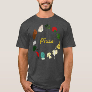 Pizza Ingredienser 2 T Shirt