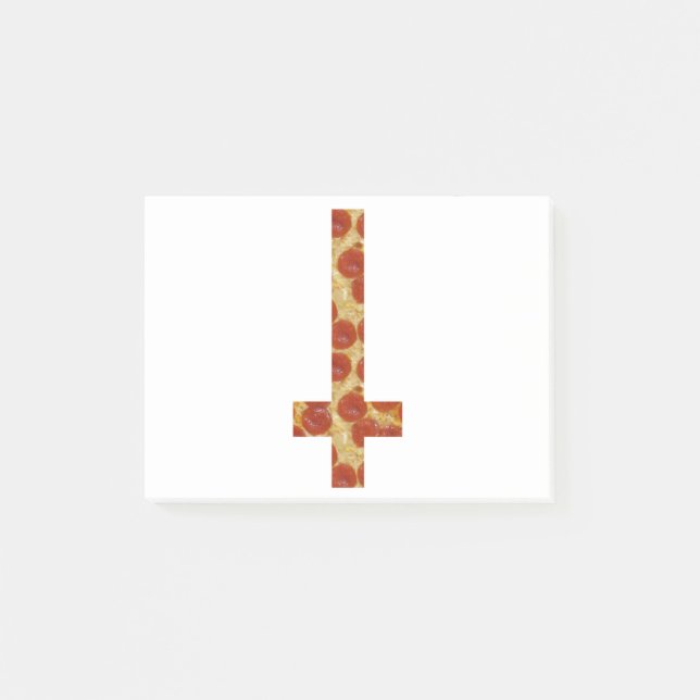 pizza inverterad kor post-it block (Framsida)