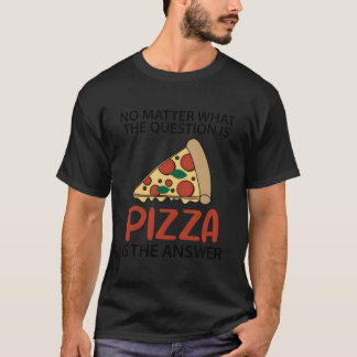 Pizza Italienska maträtter snabbmat T Shirt