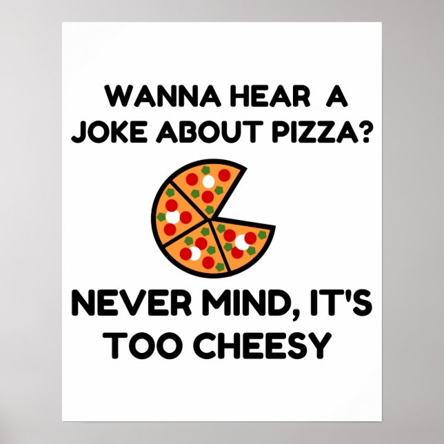 Pizza Joke Poster (Framsidan)