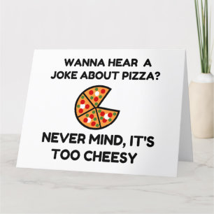 Pizza Joke Tack Kort