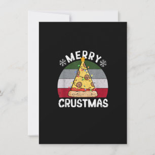 Pizza Julgran Julafton italiensk snabbmatsmerry Inbjudningar