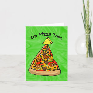 Pizza Julgran-kort Kort