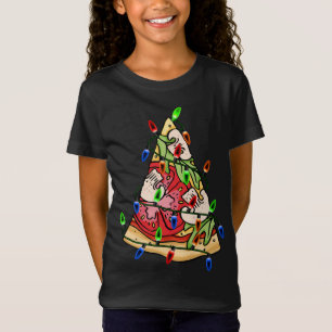 Pizza Julgran Ljus Julafton för Pizza Älskare T Shirt