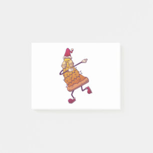 Pizza julgran - Rolig dabbing-mat Post-it Block