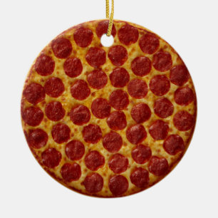 Pizza Julgransprydnad Keramik