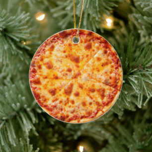 Pizza Julgransprydnad Keramik