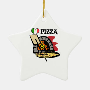 PIZZA JULGRANSPRYDNAD KERAMIK