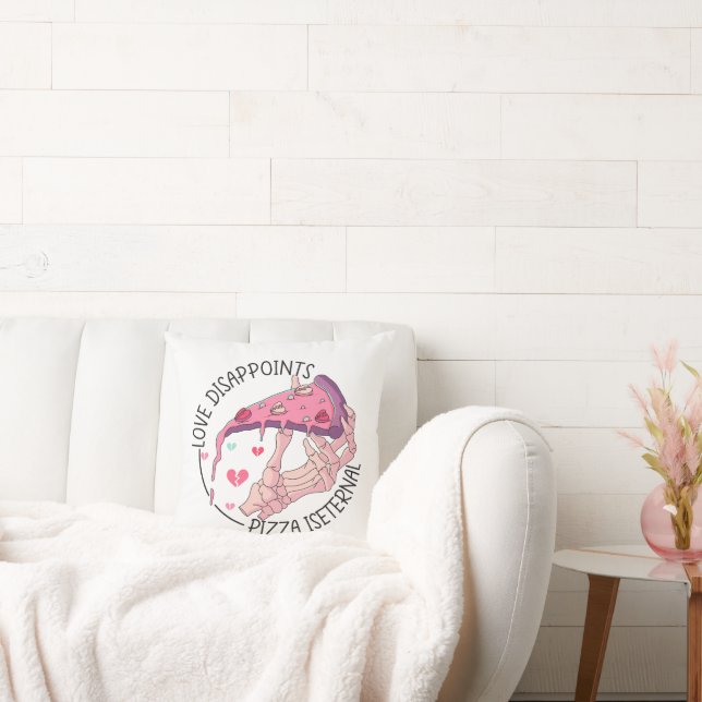 Pizza, kärlek är besviken, Pizza är evigt Kudde (Soffa)
