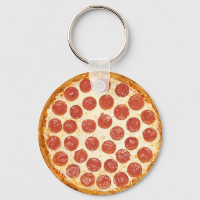 Pizza Keychain Nyckelring (Framsida)