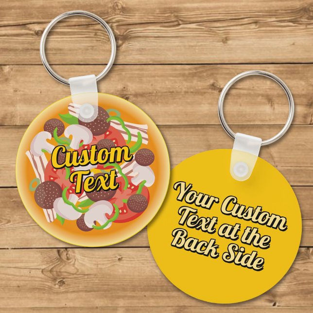 Pizza Keychain Nyckelring (Skapare uppladdad)