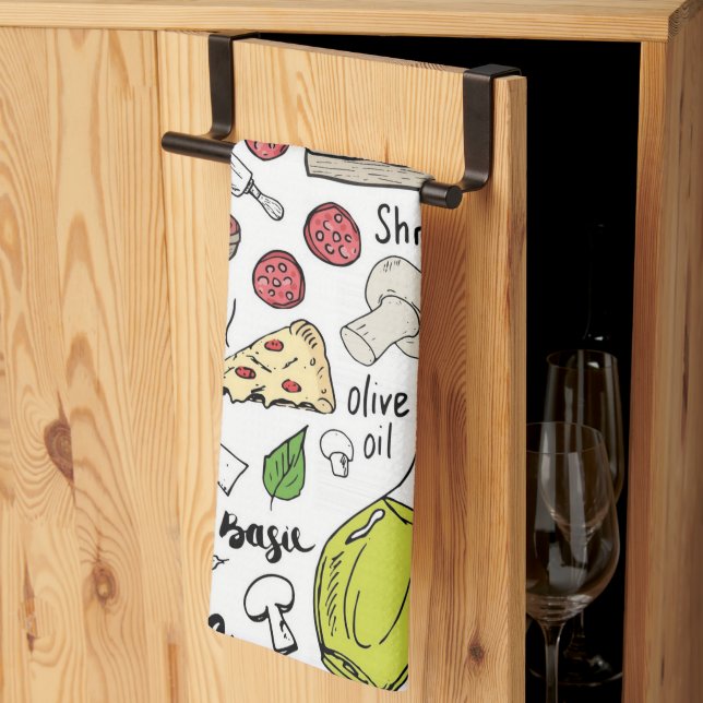 Pizza  kökshandduk (Thirds Fold)