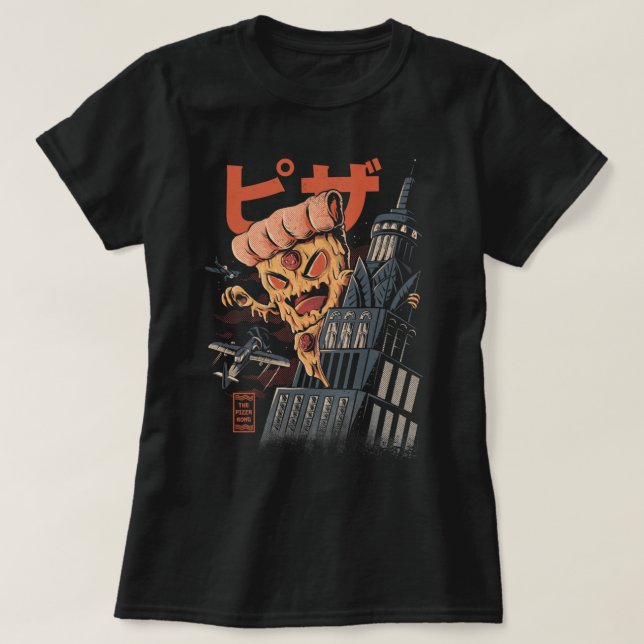 Pizza Kong T Shirt (Design framsida)