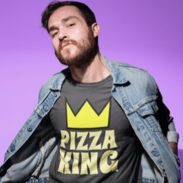 PIZZA KUNG T-Shirt T-Shirts Lång Ärmad Tröja