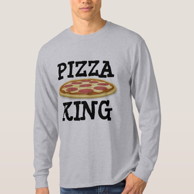PIZZA KUNG T-shirts (Framsida)