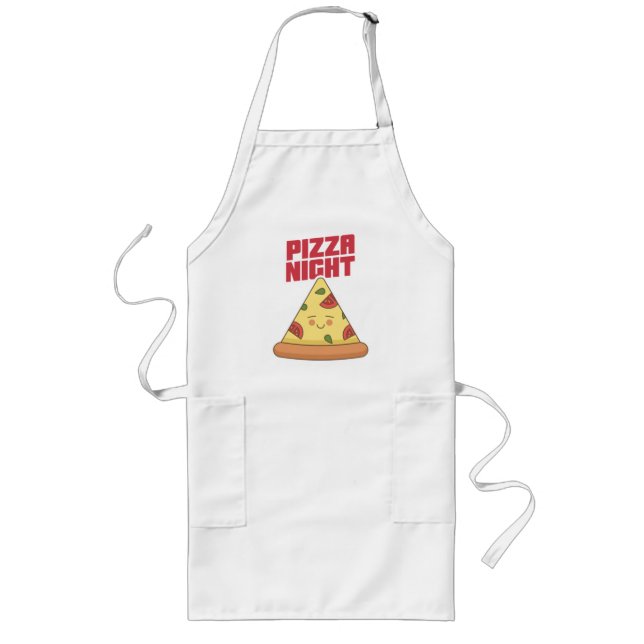 Pizza kväll   långt förkläde (Framsidan)