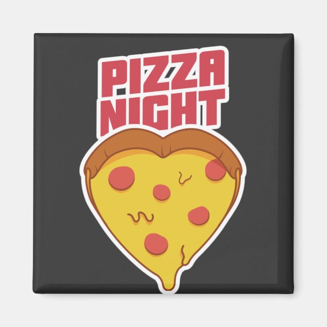 Pizza kväll   magnet (Framsidan)