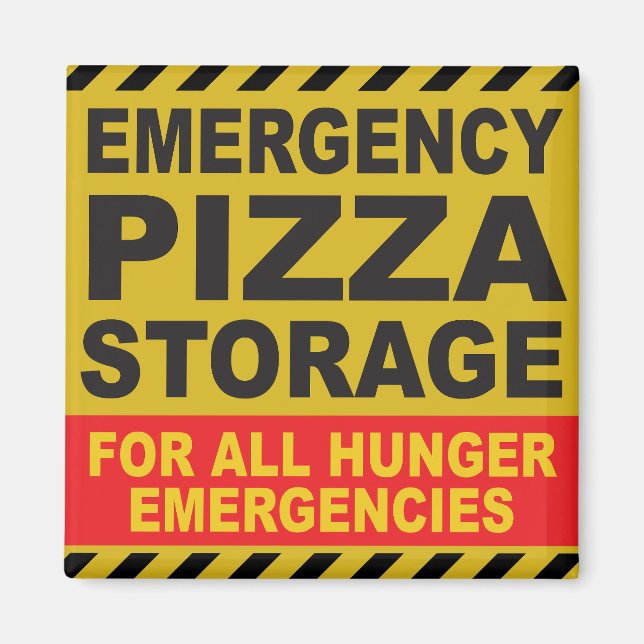 PIZZA LAGRINGSKÄRM MAGNET (Framsidan)