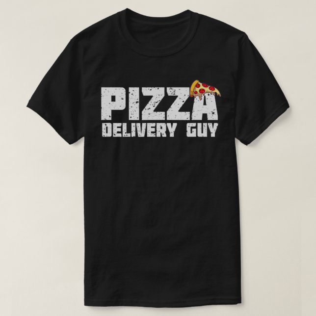 Pizza-leveranskille Design för pizza älskare T Shirt (Design framsida)