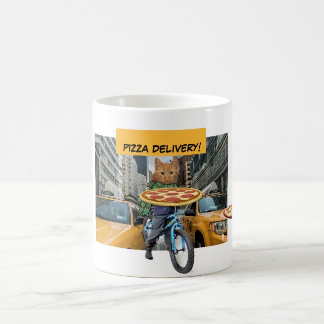 PIZZA LEVERERAR! CAT Kaffe koppar (Center)