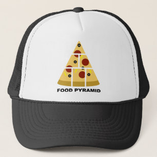 Pizza Livspyramid Rollig Truckerhatt Keps