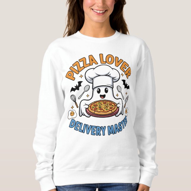 Pizza Lover – Delivery Master Ghost Chef T Shirt (Framsida)