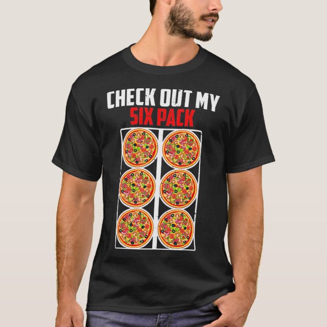 Pizza Lover Shirt Italian Pizza Delivery Maker Six T (Framsida)
