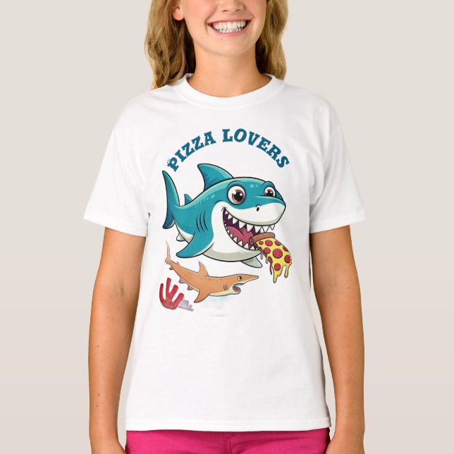 Pizza lovers t shirt (Framsida)