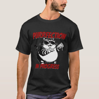 Pizza-Loving Cat: Purration in Progress T Shirt