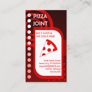 pizza loyalty sunrise lojalitetskort