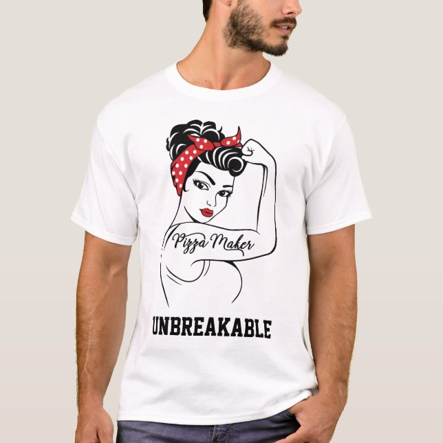 Pizza Maker - ej brytbart T Shirt (Framsida)
