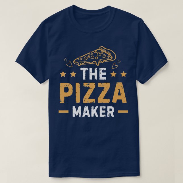 Pizza Maker Funny Pizza Skapar Pizza Maker Piz T Shirt (Design framsida)