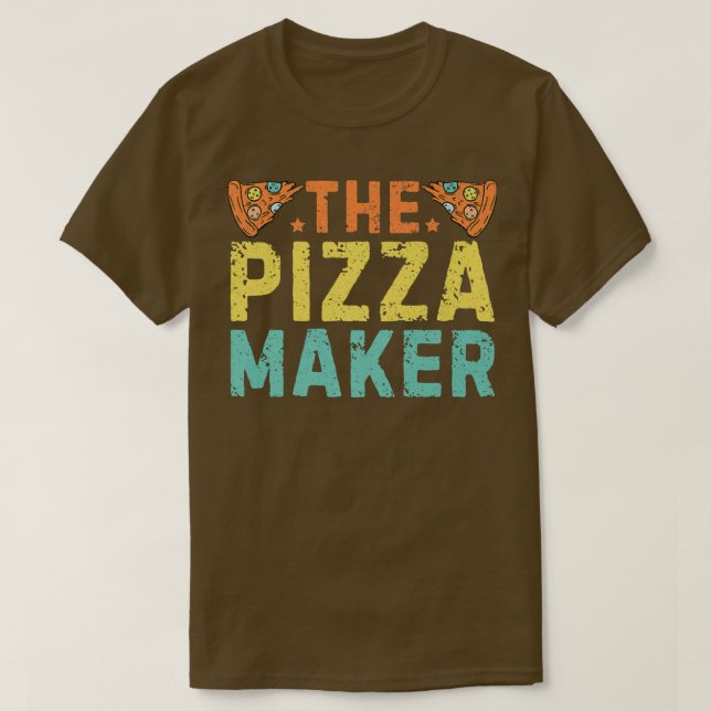 Pizza Maker Funny Pizza Skapar Pizza Maker Piz T Shirt (Design framsida)
