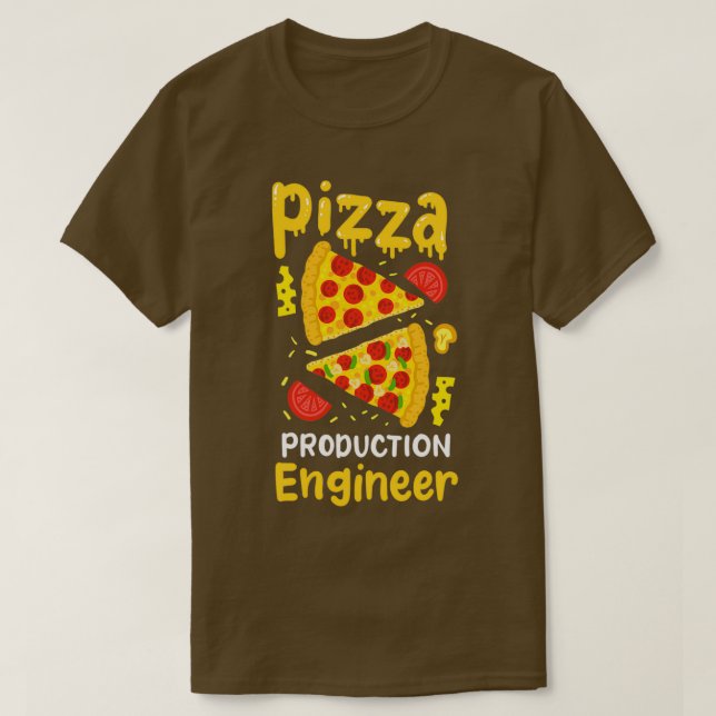 Pizza Maker Pizza Baker T Shirt (Design framsida)