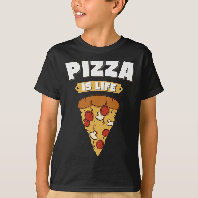 Pizza Makers Pizza är Life Pizza Party T Shirt (Framsida)