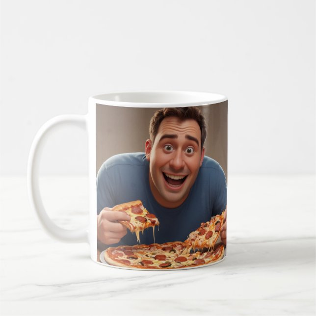 Pizza Man Kaffemugg (Vänster)