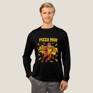 Pizza Man Superhjälte Rolig Pizza Älskare T-Shirt