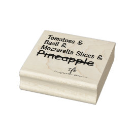 Pizza Margherita W/O Pineapple Stämpel