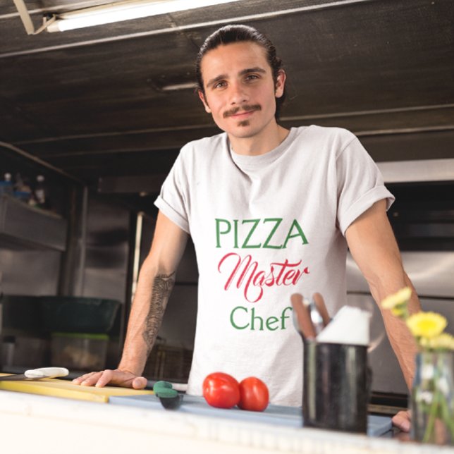 PIZZA Master Chef Vuxen T Shirt (Skapare uppladdad)