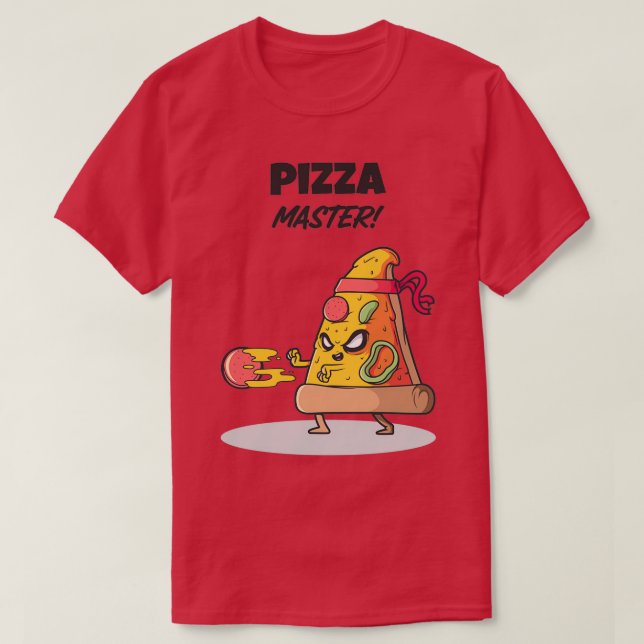 Pizza Master T Shirt (Design framsida)