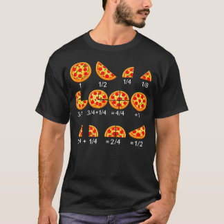 Pizza Math Bråk Åter Till Skolan Lärare T Shirt