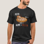 Pizza Mathematics Formula Physical Science Foodie T Shirt<br><div class="desc">Lustigt matematiker Fast Food Älskare Gift. Pizza Mathematics Formula Physics Science Foodie.</div>