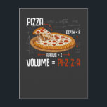 Pizza Mathematics Formula Physics Science Foodie Vykort<br><div class="desc">Lustigt matematiker Fast Food Älskare Gift. Pizza Mathematics Formula Physics Science Foodie.</div>