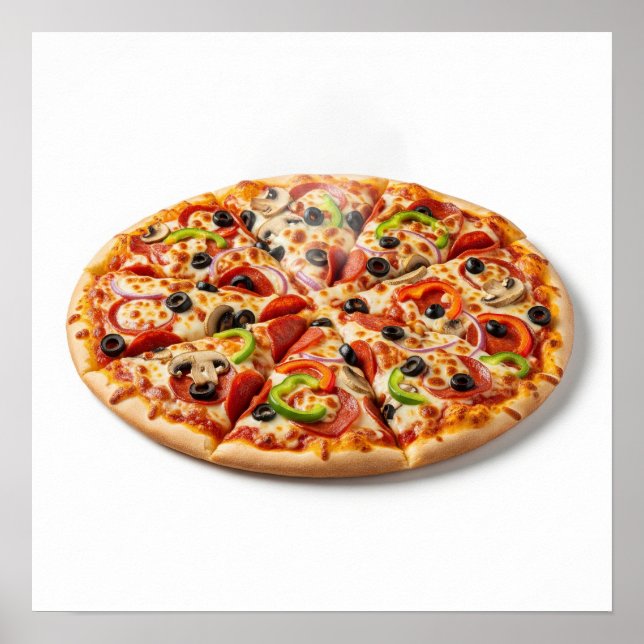 Pizza med ånga poster (Framsidan)