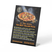 Pizza Meny och Display 