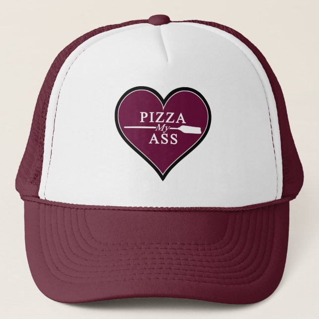 Pizza min hjärtahatt truckerkeps (Framsida)