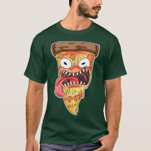 Pizza monster och pizza freak t shirt