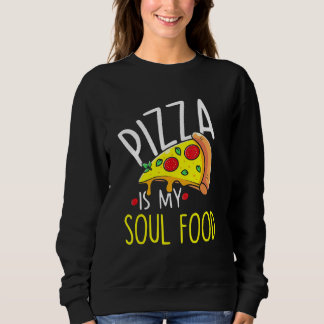 Pizza Motif - Pizza är min Soul Food T Shirt